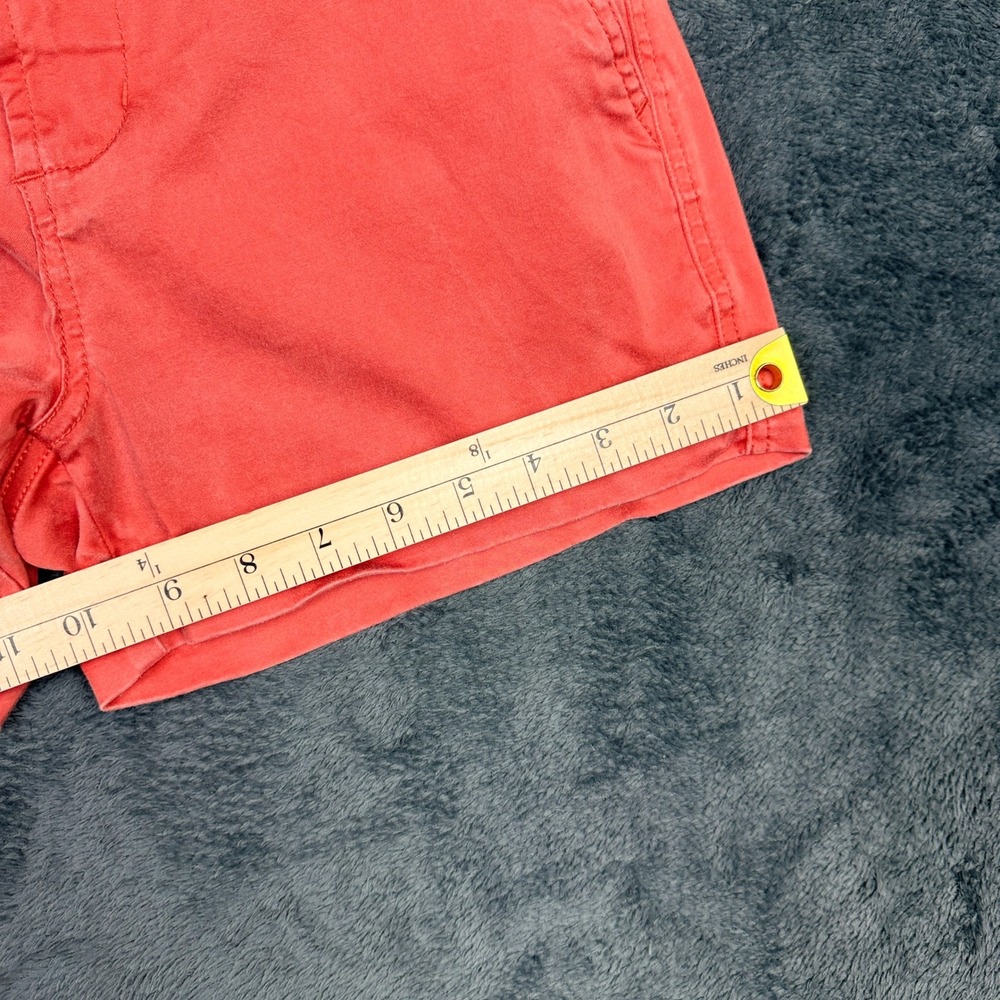 Liverpool Los Angeles Coral Orange Cotton Blend‎ Shorts Womens Size 4 - Picture 7 of 10